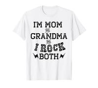 Io Sono Mamma e Nonna e io Rock Entrambi Nonno Meme Maglietta
