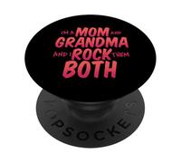 Io sono mamma e nonna e io rock entrambi nonno Meme PopSockets PopGrip Adesivo