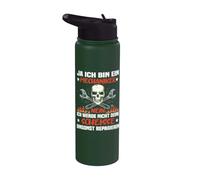 Io sono meccanico, no non riparerò nulla per nulla Stainless Steel Insulated Water Bottle