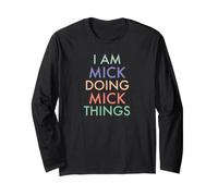Io Sono Mick. Facendo, Mick Things. Divertimento Celebrazione Maglia a Manica