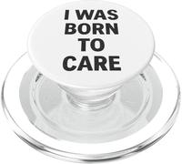 Io sono nato per prendersi cura. infermiera vintage, cuore e dovere. PopSockets PopGrip per MagSafe