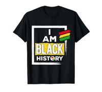 Io Sono Nero Storia Il Nero Vive La Materia Melanin Poppin Maglietta