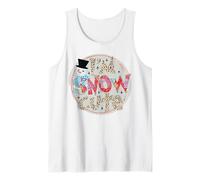 Io Sono Neve Carino Fuori Freddo Inverno nevicata Stagione Amante Canotta