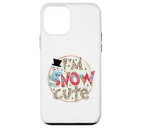 Io sono neve carino fuori freddo inverno nevicata stagione amante Custodia per iPhone 12 mini