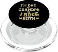Io sono papà e nonno e rock entrambi divertente nonno meme PopSockets PopGrip per MagSafe