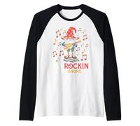Io sono Rockin e lo gnomo Maglia con Maniche Raglan