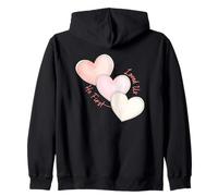 Io Sono Suo Lui è Mio Love Hearts Christian Faith Valentine Felpa con Cappuccio
