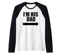 Io sono suo padre Maglia con Maniche Raglan