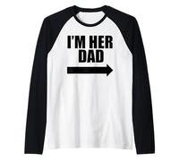 Io sono suo padre Maglia con Maniche Raglan