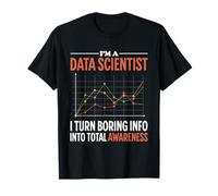 Io Sono Un Data Scientist Divertente Disegno Grafico Maglietta