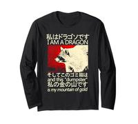 Io Sono Un Drago e Questo ''cassonetto'' è la mia Montagna d'oro Maglia a Manica