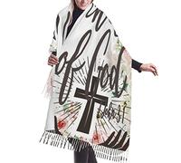 Io Sono Un Figlio Di Dio 1 Giovanni 3 1 Versetto Fiore Invernale Sciarpe Scialle Classiche Sciarpa Con Nappe Moda Scialle