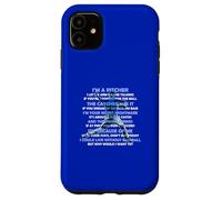 Io sono un lanciatore di preghiera Baseball Custodia per iPhone 11