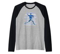Io Sono Un Lanciatore di Preghiera Baseball Maglia con Maniche Raglan