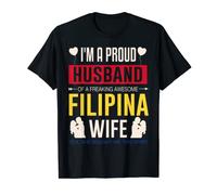 Io sono un marito orgoglioso di una moglie filippina Awwsome T Shirt Maglietta