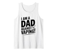 Io Sono Un papà Contro Vaping Orgoglioso papà Anti-Vaping Canotta