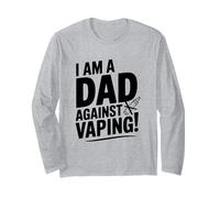 Io Sono Un papà Contro Vaping Orgoglioso papà Anti-Vaping Maglia a Manica