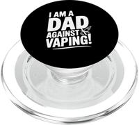 Io Sono Un Papà Contro Vaping Orgoglioso Papà Anti-Vaping PopSockets PopGrip per MagSafe