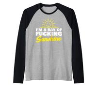 Io Sono Un Raggio di Cazzo di Sole Maglia con Maniche Raglan