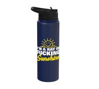 Io sono un raggio di cazzo di sole Stainless Steel Insulated Water Bottle