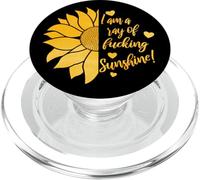 Io sono un raggio di fottuto sole girasole PopSockets PopGrip per MagSafe
