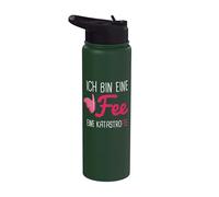 Io sono una fata una catastrofe Stainless Steel Insulated Water Bottle