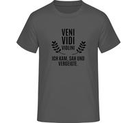 Io sono venuto SAH e sconto scuola t-shirt, grigio scuro, S