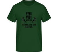 Io sono venuto SAH e sconto scuola t-shirt, verde bottiglia, XXL