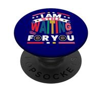 Io sto ancora aspettando voi, estetica vintage retrò PopSockets PopGrip Adesivo