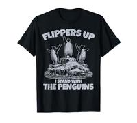 Io sto con i pinguini, Meme di protesta tariffaria, Flippers Up Maglietta