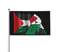 Io sto con la bandiera della Palestina, bandiera della Palestina libera, bandiera della Palestina forte, prega per la bandiera della Palestina, 9,1 x 1,5 m, casa all'esterno, grande striscione decora