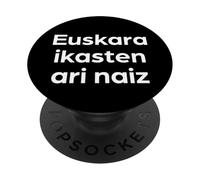 "Io sto imparando basco" divertente parola basca PopSockets PopGrip Adesivo