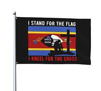 Io Sto In Piedi Per L'Eswatini E Mi Inginocchio Per La Croce Garden Flag Durevole Bandiere Da Giardino Divertente Bandiere Di Benvenuto Decorazione Per Interni Patio Fattoria 90X152Cm