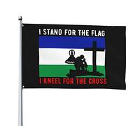 Io Sto Per Il Lesotho E Mi Inginocchio Per La Croce Garden Flag Con 2 Occhielli Bandiere Da Giardino Resistente Alle Intemperie Bandiera Da Cortile Decorazione Per Patio Fattoria 90X152Cm