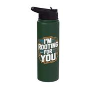 Io sto tifo per voi - Divertente Network Engineering Computer Stainless Steel Insulated Water Bottle