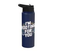 Io sto tifo per voi - Divertente Network Engineering Computer Stainless Steel Insulated Water Bottle