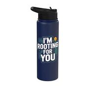 Io sto tifo per voi - Divertente Network Engineering Computer Stainless Steel Insulated Water Bottle