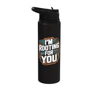 Io sto tifo per voi - Divertente Network Engineering Computer Stainless Steel Insulated Water Bottle