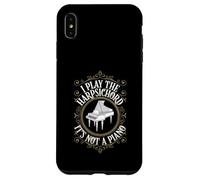 Io suono il clavicembalo Non è un pianoforte Divertente Musicista Umorismo Custodia per iPhone XS Max