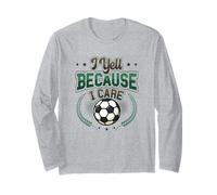 Io Urlo perché Mi Interessa Calcio Mamma Maglia a Manica
