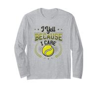 Io Urlo perché Mi Interessa Tennis Mamma Maglia a Manica