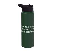 Io uso il sistema metrico che non mi spaventi Ingegnere Stainless Steel Insulated Water Bottle