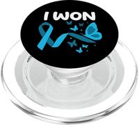 Io vinco! Sopravvissuto al cancro al colon PopSockets PopGrip per MagSafe