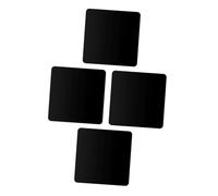IOBIDDYS 4 Pezzi Pannelli Specchio Acrilico Nero 15X15 CM, Accessori per Fotografia Studio, Sfondo Riflettente per Scatti Professionali e Display