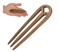 IOBIDDYS Fermacapelli Giapponesi in Legno di Ebano Stile Vintage, Bastoncino per Acconciature Elegante e Liscio per Proteggere i Chioma, per Party e Chignon Raffinati