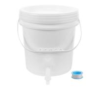 IOBIDDYS Secchio Plastica da 10l con Rubinetto per Stoccaggio Acqua Campeggio, Design Multifunzionale e Facile da Usare, Contenitore per Acqua Portatile Semplice e Minimalista