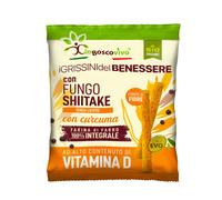 IoBoscoVivo Grissini alla Curcuma & Shiitake BIO, Senza lievito, solo