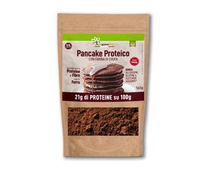 IoBoscoVivo Pancake Proteici Bio al Cacao e Chufa Senza Glutine e Zucc