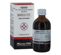 Iodio Sol Alco I Mv 7%/5% Soluzione Cutanea Alcoolica 1 Flacone 50 Ml
