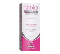 New Fa.Dem. Srl – Soluzione orale antisettica alcool-iodata 2%+2,5% – 20 ml